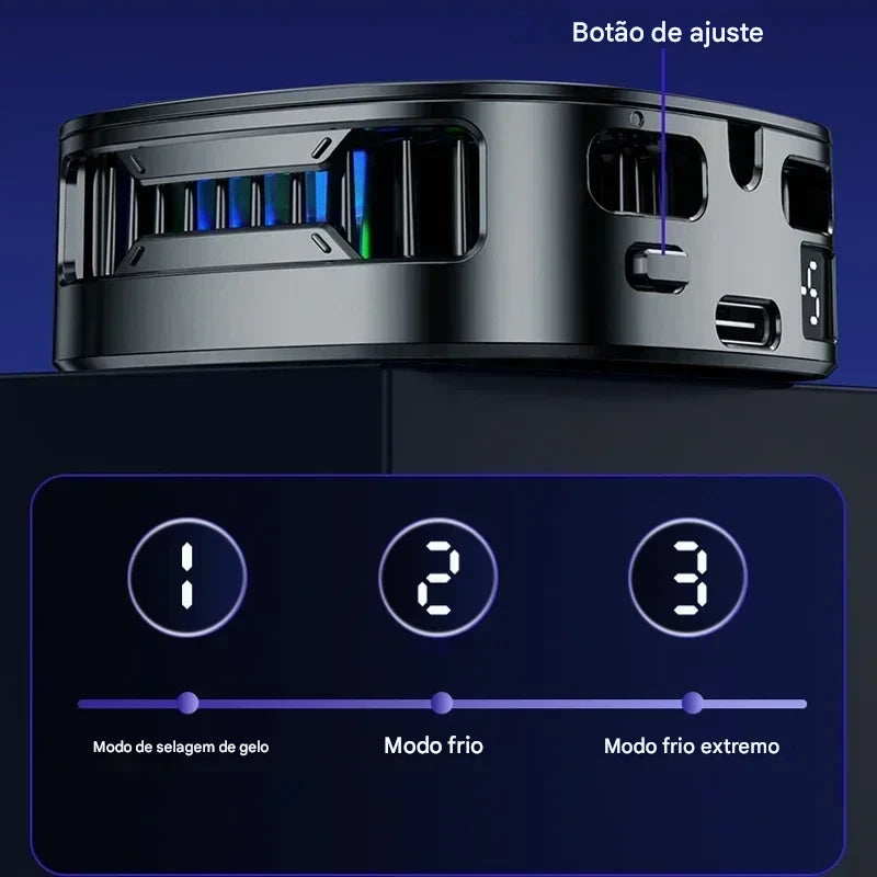 FrostCore FS05 - Ventilador de Resfriamento Termoelétrico Portátil | QUEIMA ESTOQUE 🔥